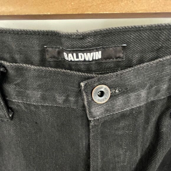 Baldwin The Henley Black Classic Slim Denim Jeans Size 36 - Picture 4 of 12